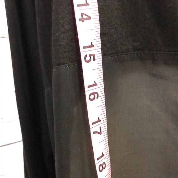 Black knit top w/ chiffon bottom. - Picture 8 of 8